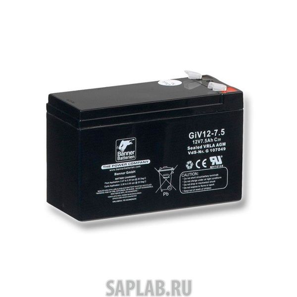 Купить BANNER 6СТ5,4GIVS125,4 Аккумулятор BANNER GIV-S 5,4А/ч