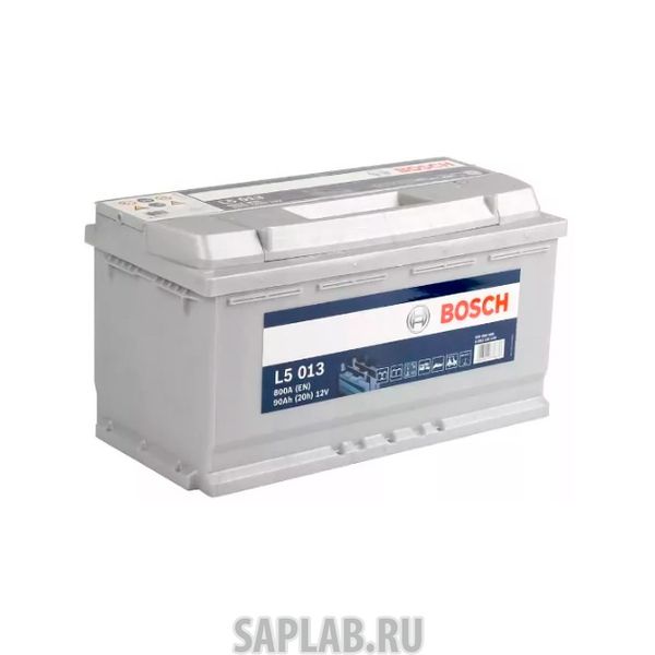 Купить BOSCH 0092L50130 Аккумулятор BOSCH 0092L50130 l5 12v 90ah 800a etn 0r b13 353x175x190mm 24.6kg