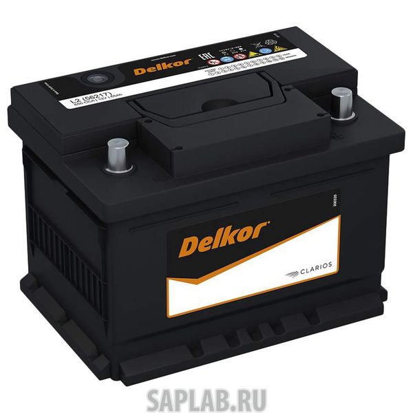 Купить DELKOR 56217 Аккумулятор DELKOR 56217 (62L 580A 241x174x188)
