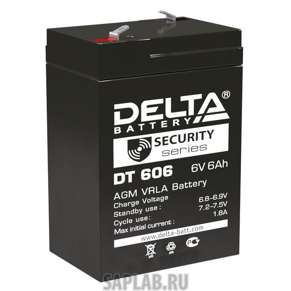 Купить DELTA DT606 Аккумулятор Delta DT 606 6В 6Ач 70x47x107 мм Прямая (+-)