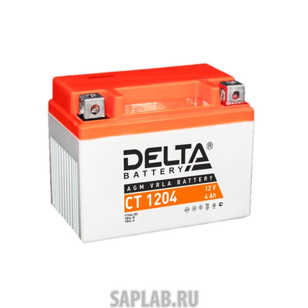 Купить DELTA YTX4LBS Аккумулятор Delta CT 1204 12V 4а/ч (YTX4L-BS) AGM