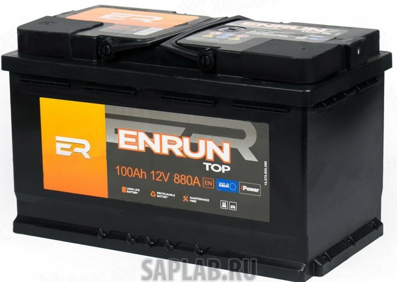 Купить ENRUN ES1000 Аккумулятор Enrun 100 Ah  Es1000 R+  (-/+)  12v 940a En  353x175х190 ES1000