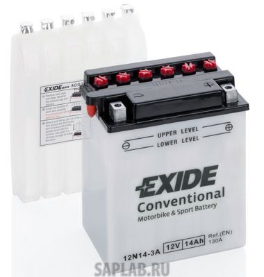 Купить EXIDE 12N143A Аккумулятор автомобильный EXIDE 12N14-3A 14 Ач