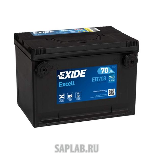 Купить EXIDE EB708 Батарея аккумуляторная EXIDE EXCELL EXIDE EB708