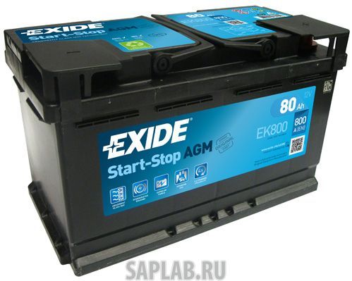 Купить EXIDE EK800 Аккумулятор автомобильный EXIDE EK800 80 Ач
