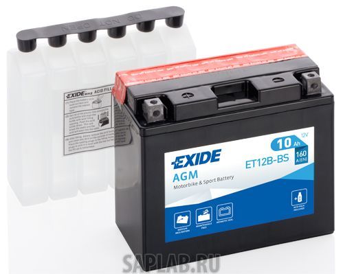 Купить EXIDE ET12BBS Аккумулятор автомобильный EXIDE ET12B-BS 10 Ач