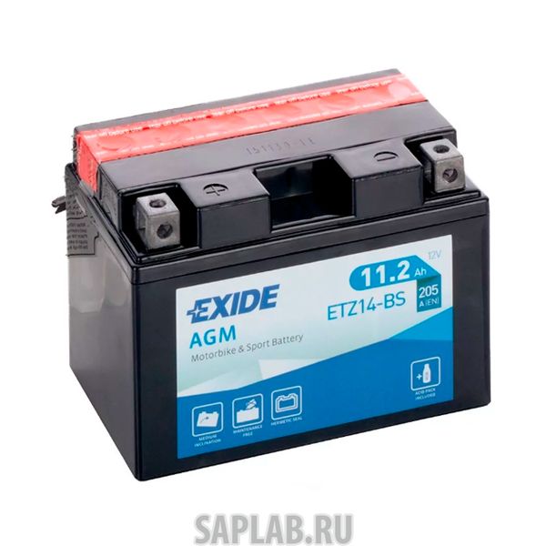 Купить EXIDE ETZ14BS Аккумулятор EXIDE ETZ14BS