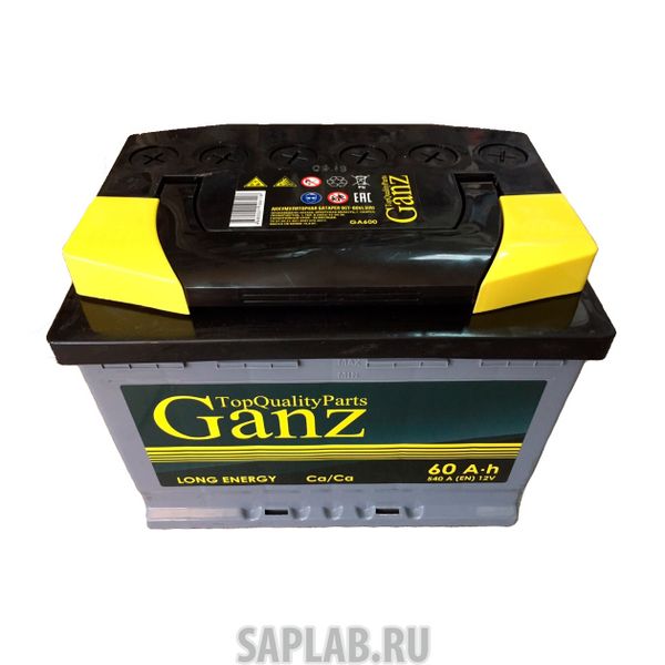 Купить GANZ GA601 Аккумулятор Ganz 60 А/Ч 242x175x190 En540 Ganz Ga601 GANZ арт. GA601