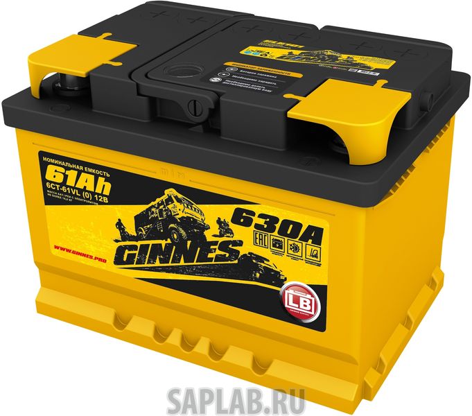 Купить GINNES GL6101 Аккумулятор автомобильный GINNES LB 6CT-61.0 GL6101
