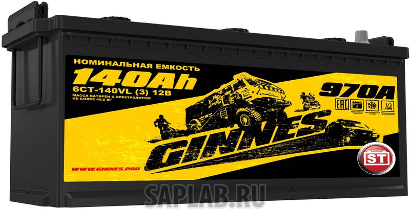Купить GINNES GY14031 Аккумулятор автомобильный GINNES 6СТ-140.3 GY14031