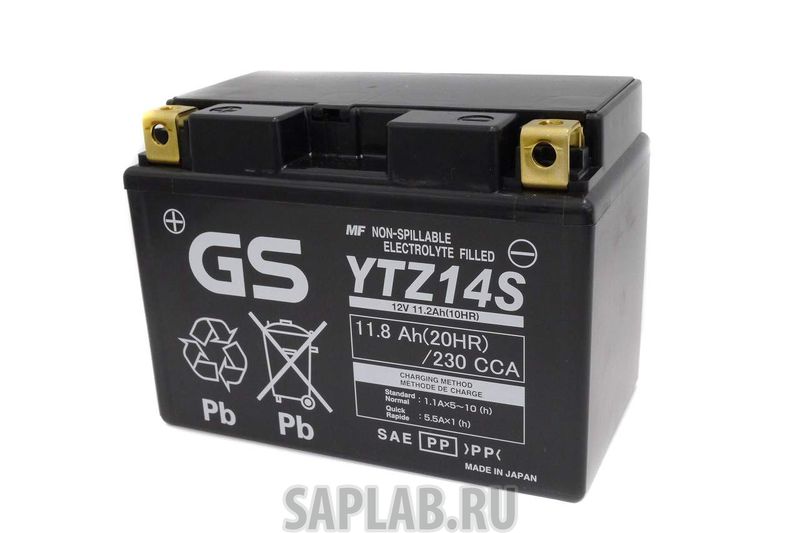 Купить GS 1058132442200 Аккумулятор мотоциклетный GS YTZ14S
