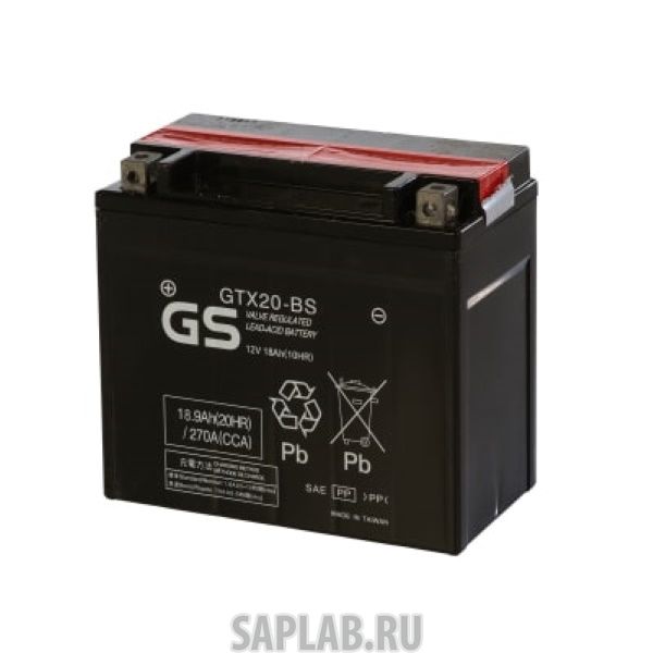 Купить GS GTX20BS Аккумулятор GS GTX20-BS 409