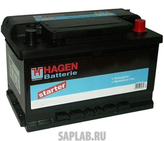 Купить HAGEN 55501 Аккумулятор автомобильный Hagen 12V 44Ah 420A B13 55501