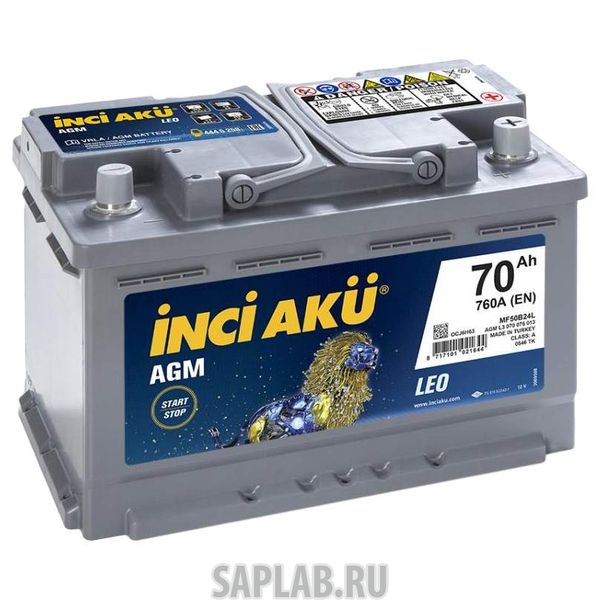 Купить INCI_AKU 70R760A Аккумулятор INCI AKU AGM 70R 760A 278x175x190