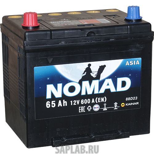 Купить NOMAD 062224001013107110RЧЧ Аккумулятор легковой «NOMAD» Asia 65 Ач п/п