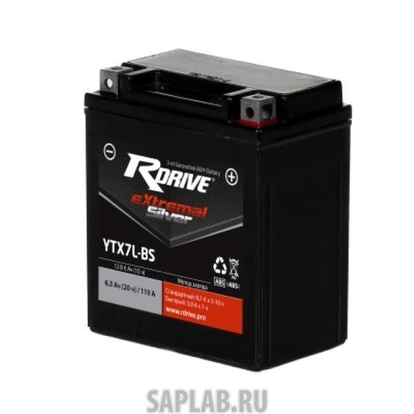 Купить RDRIVE SYTX7LBS Аккумулятор RDRIVE SILVER YTX7L-BS