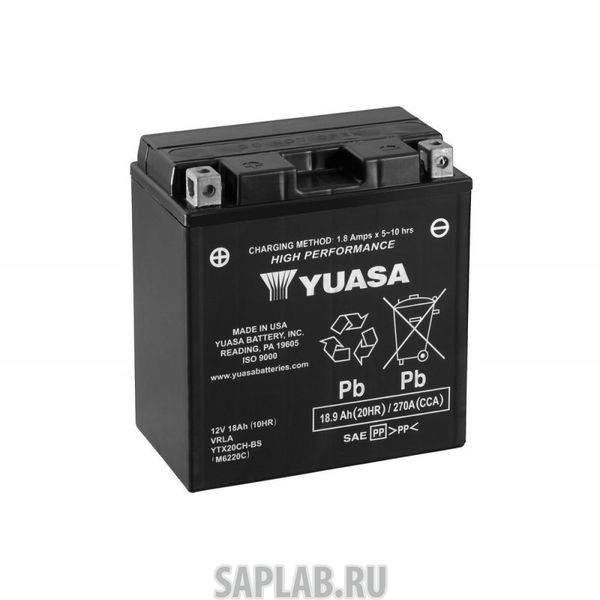 Купить запчасть YUASA - YTX20CHBS 