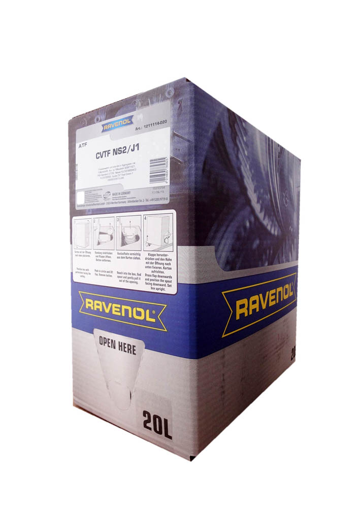 Купить Ravenol 4014835785625 Трансмиссионное масло  CVTF NS2/J1 Fluid (20л)