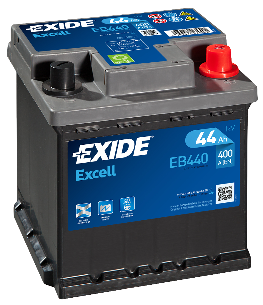Купить EXIDE EB440 Аккумулятор автомобильный EXIDE EB440 44 Ач