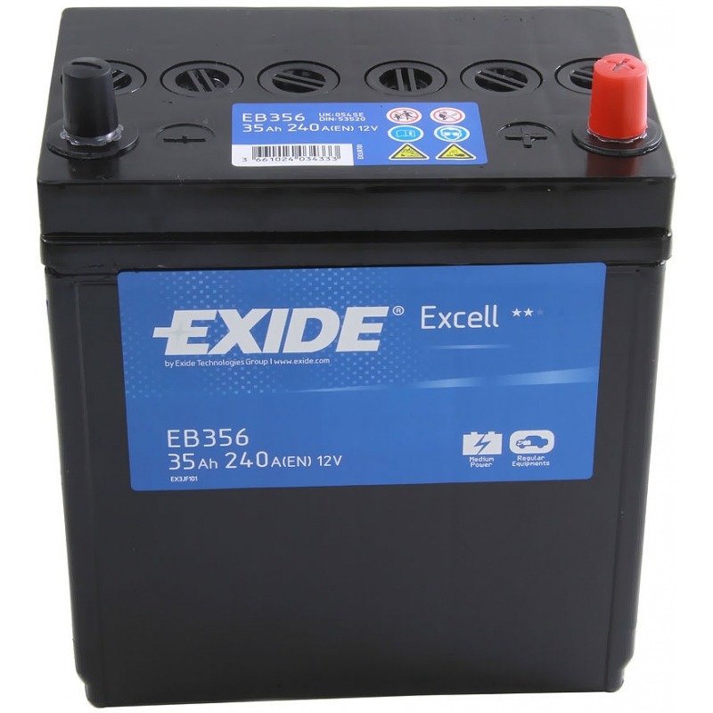 Купить EXIDE EB356 Аккумулятор автомобильный EXIDE EB356 35 Ач