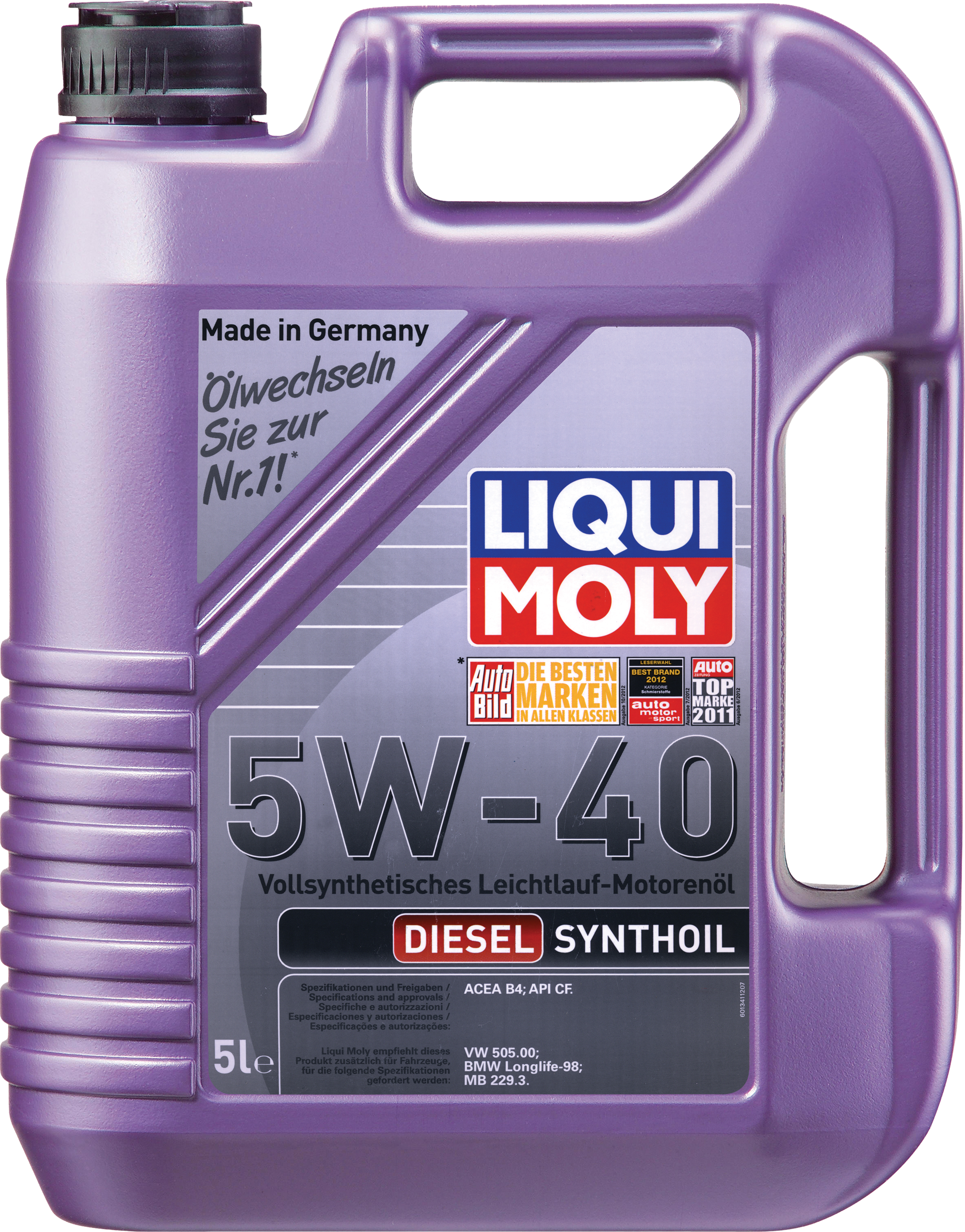 Купить Liqui moly 1927 Diesel Synthoil SAE 5W-40