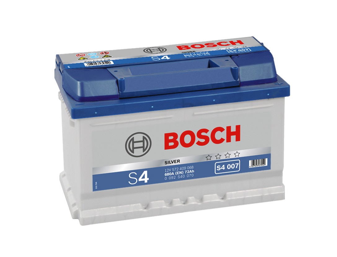Купить BOSCH 0092S40070 Аккумулятор автомобильный BOSCH S4 Silver 0 092 S40 070 72 Ач