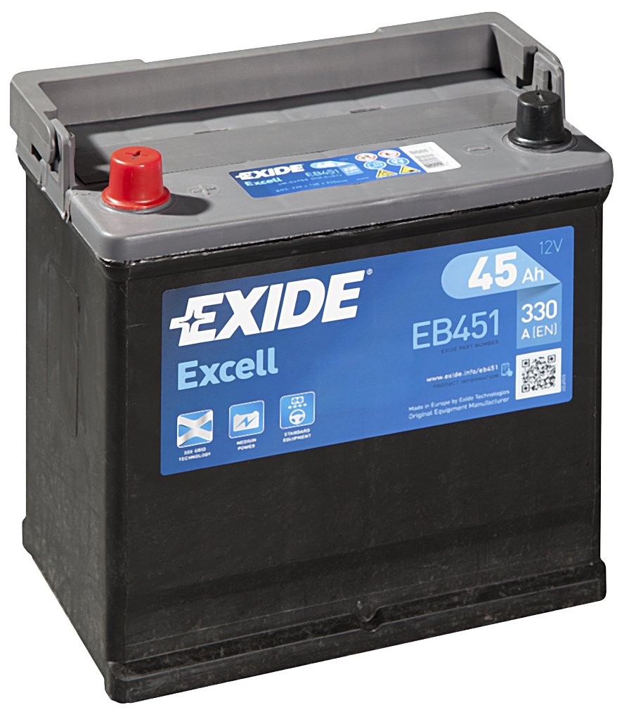 Купить EXIDE EB451 Аккумулятор автомобильный EXIDE EB451 45 Ач