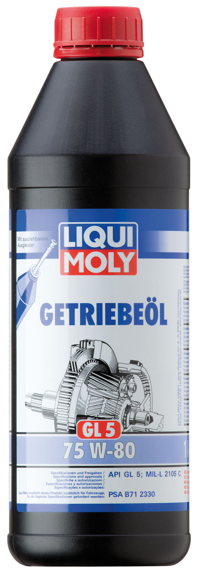 Купить Liqui moly 7619 Трансмиссионное масло Getriebeoil SAE 75W-80