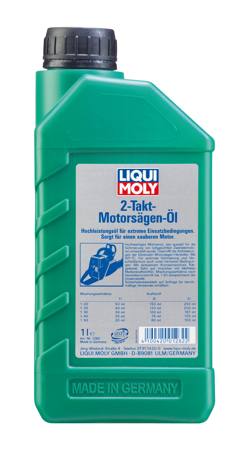 Купить Liqui moly 1282 Минеральное моторное масло для 2-тактных бензопил и газонокосилок